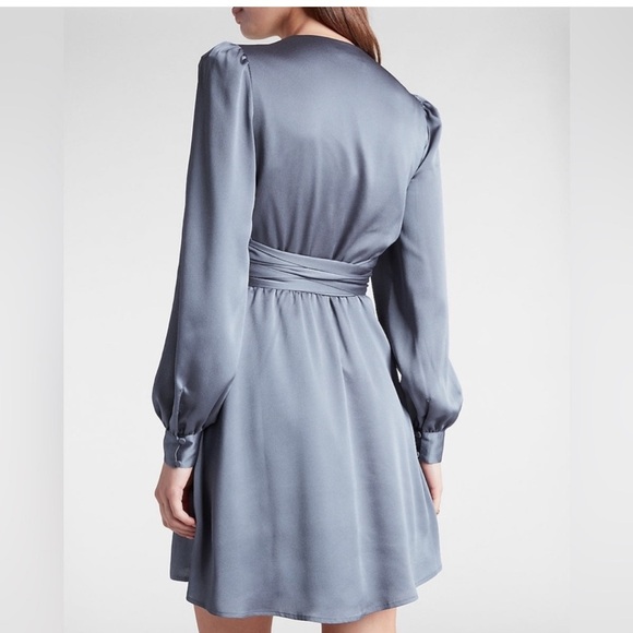 NEW Express Wrap Front Dress - Picture 3 of 9
